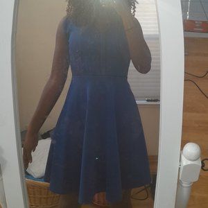 Reed xs navy blue sleevless dress